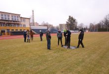 Przebudowa stadionu im. Jana Larysza w Pszczynie rozpoczęła się w lipcu 2019 roku. Zakres prac przewidywał rozbudowę infrastruktury lekkoatletycznej, a także prace związane z położeniem nowej murawy boiska. [fot. UM Pszczyna]