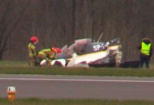 Wypadek samolotu na lotnisku w Gliwicach. Rozbił się przy lądowaniu