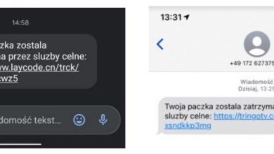 "Twoja paczka została zatrzymana przez służby celne". Ten SMS, to oszustwo!!! (fot.policja.pl)