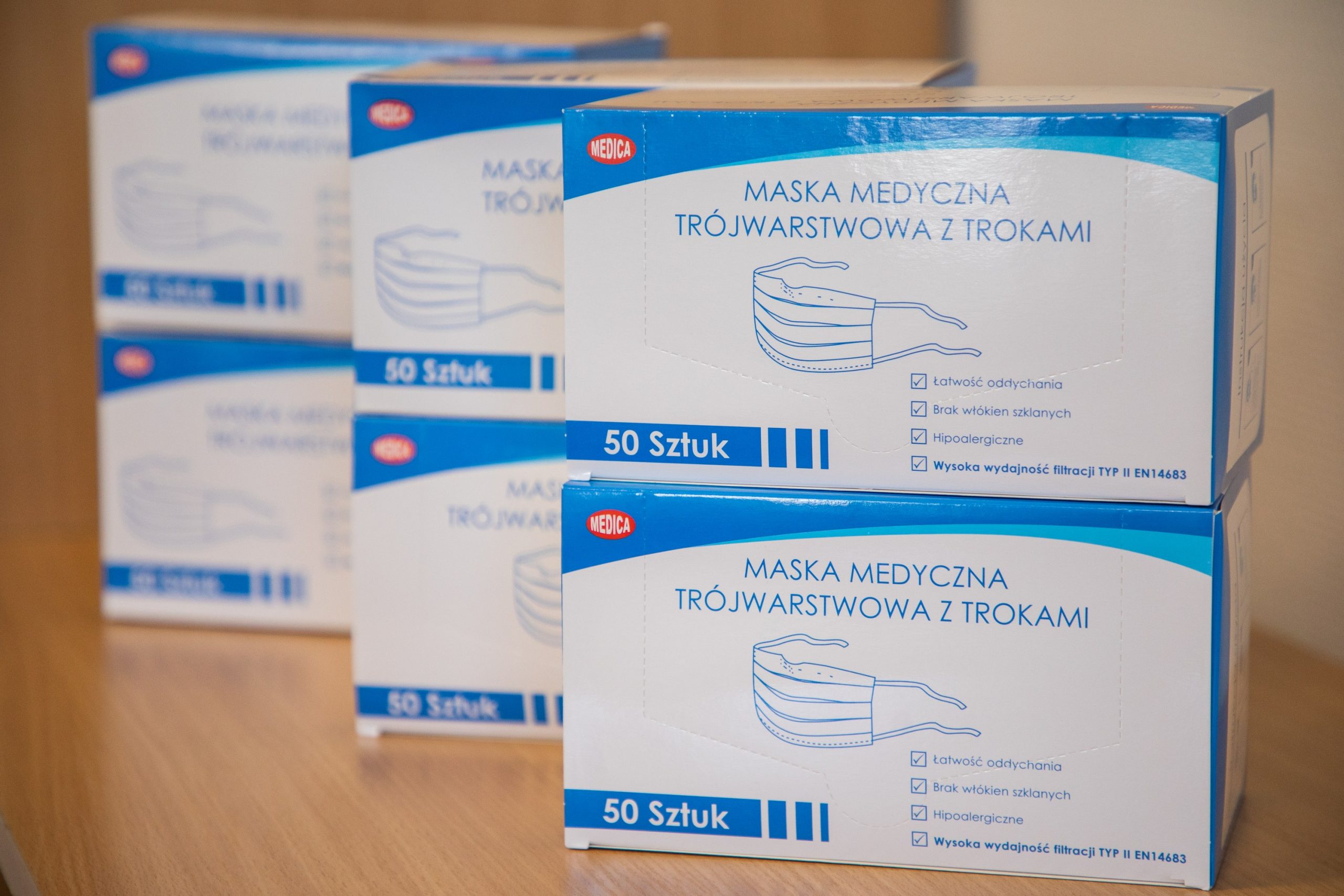 W Bielsku rozdadzą mieszkańcom... ponad 600 tysięcy maseczek. Fot. UM Bielsko-Biała