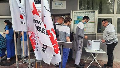 Referendum strajkowe ruszyło w fabryce Marelli w Bielsku-Białej. Pracownicy chcą podwyżek (fot.Solidarność)