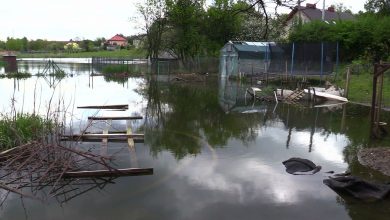 Zatopione ulice i posesje, boisko, które spłynęło z wodą. Śląsk liczy straty po ogromnych burzach