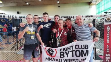 Puchar Polski MMA w Sochaczewie. 4 złote medale dla zawodników Fight Club Bytom (fot.UM Bytom)