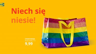 IKEA wspiera osoby LGBT+. Torba, jako symbol szacunku dla tych osób do kupienia w sklepach (fot.IKEA)