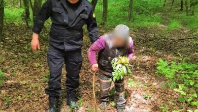 92-latka zniknęła bez śladu. Znalazła się w lesie, zdezorientowana i z bukietem kwiatów (fot.policja)