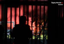Zatrzymania pijanych pseudokibiców po meczu GKS Katowice. Policja szuka kolejnych (fot.KMP Katowice)