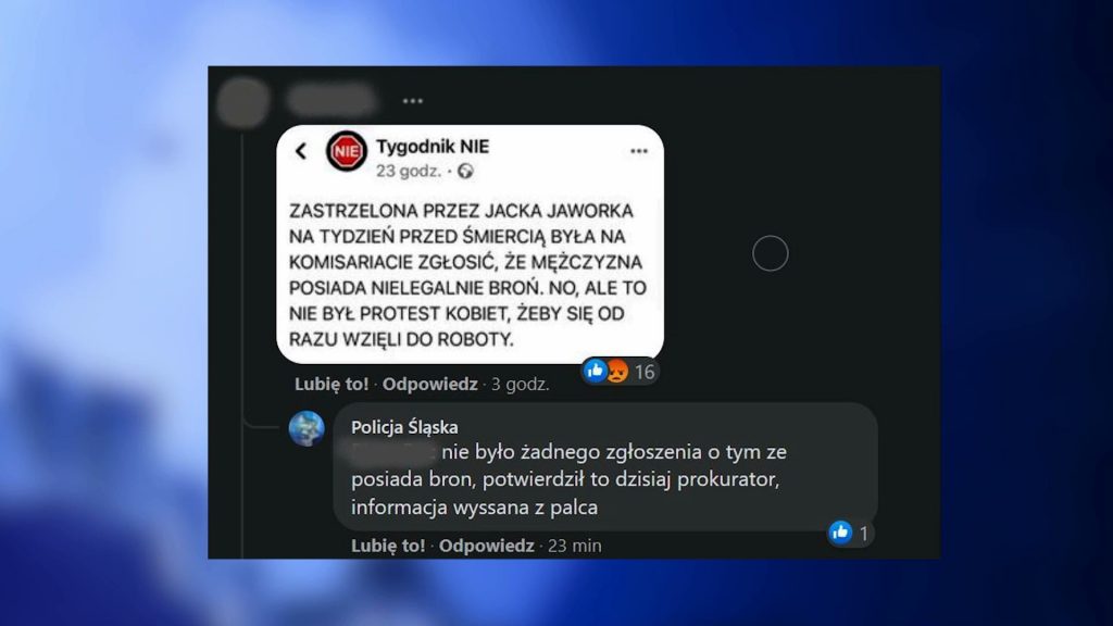 Policja Śląska cały czas weryfikuje napływające informacje i dementuje fake newsy
