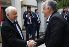 Jubileuszowy szczyt premierów państw Grupy Wyszehradzkiej. Jarosław Kaczyński spotkał się z Viktorem Orbanem (fot.KPRM)