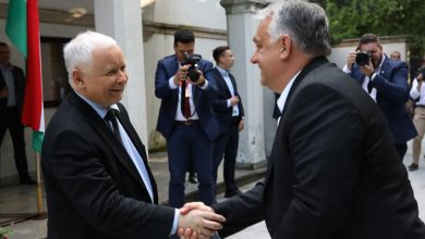 Jubileuszowy szczyt premierów państw Grupy Wyszehradzkiej. Jarosław Kaczyński spotkał się z Viktorem Orbanem (fot.KPRM)