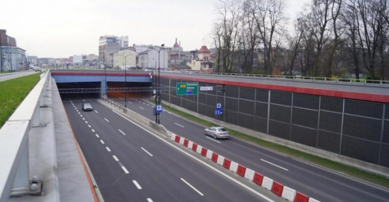 Od 22.30 do rana zamknięty tunel w ciągu Drogowej Trasy Średnicowej (fot.UM Gliwice/ZDM Gliwice)