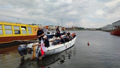 Gliwice: "Wrzaskun" wyruszył z Mariny. Na jachcie wyjątkowa załoga (fot.UM Gliwice)