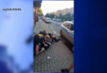 Policjanci w Zabrzu powalili mężczyznę pod sklepem. "Piłem tylko piwo zero procent"
