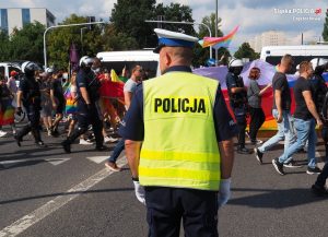 Częstochowski Marsz Równości bez incydentów. Policja podsumowała sobotnie wydarzenie (fot. KMP Częstochowa)