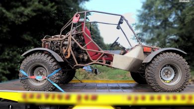 Śląskie: Zwłoki mężczyzny przygniecione pojazdem 4x4 znalazła w strumieniu jego matka (fot.policja)