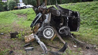 20-latek uderzył w drzewo. Nie żyje (fot.Policja Lubelska)