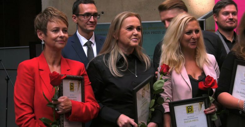 Maria Zawała z Telewizji TVS z nagrodą Silesia Press! Gratulujemy!