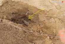 Kopali w ziemi i znaleźli coś, co wygląda jak niewybuch. Nie uwierzycie, czym się okazał :). Fot. KMP Gliwice