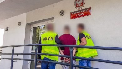 Okradł 91-letnią kobietę. Zabrał jej z mieszkania co się dało: telewizor, pralkę, nawet maszynę do szycia. Fot. KMP w Zabrzu