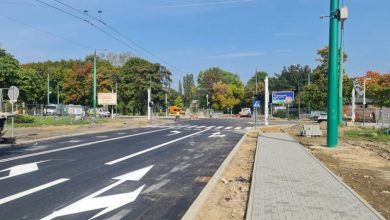 Tychy: Skrzyżowanie Andersa/Burschego już przejezdne. Nie działa tylko sygnalizacja świetlna (fot.UM Tychy)