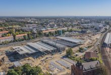 Centrum Przesiadkowe w Gliwicach nabiera kształtów. Wszystko ma być gotowe pod koniec przyszłego roku (fot.UM Gliwice)