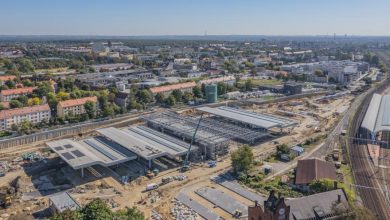 Centrum Przesiadkowe w Gliwicach nabiera kształtów. Wszystko ma być gotowe pod koniec przyszłego roku (fot.UM Gliwice)