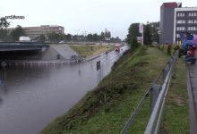 Tu droga „pływa” przy każdej ulewie. Kiedy koniec problemów na S86 w Katowicach? [WIDEO]