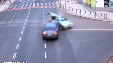 Na czerwonym się stoi! To mogło się skończyć tragicznie [WIDEO] (fot.Policja Lubuska)