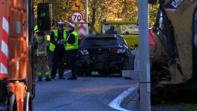 Groźny wypadek za tunelem w Katowicach. Jeden z kierowców był pijany