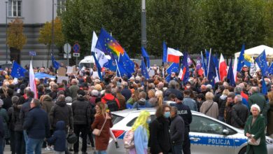 „My ZostajeMY w UE! Jesteśmy z Europą”. Manifestacja w Katowicach [WIDEO]