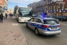 Kierowca autobusu miejskiego w Piekarach miał 1,5 promila. Fot. Policja Śląska