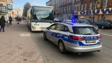 Kierowca autobusu miejskiego w Piekarach miał 1,5 promila. Fot. Policja Śląska