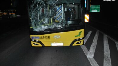 Śląskie: Tragiczny wypadek w Świerklańcu. Mężczyzna zginął pod kołami autobusu (fot.Śląska Policja)