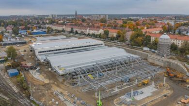 Centrum Przesiadkowe w Gliwicach nabiera kształtów (fot.UM Gliwice)