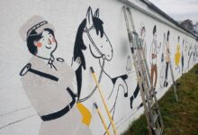 W Tarnowskich Górach powstaje nowy mural [ZDJĘCIA]. Fot. UM Tarnowskie Góry