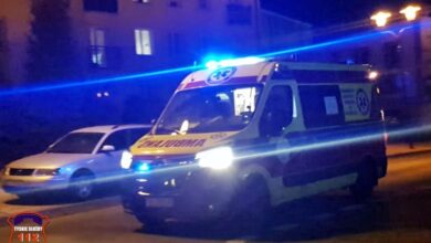 Tychy: Kobieta wypadła z okna? Sprawie bada policja (fot.112 Tychy)