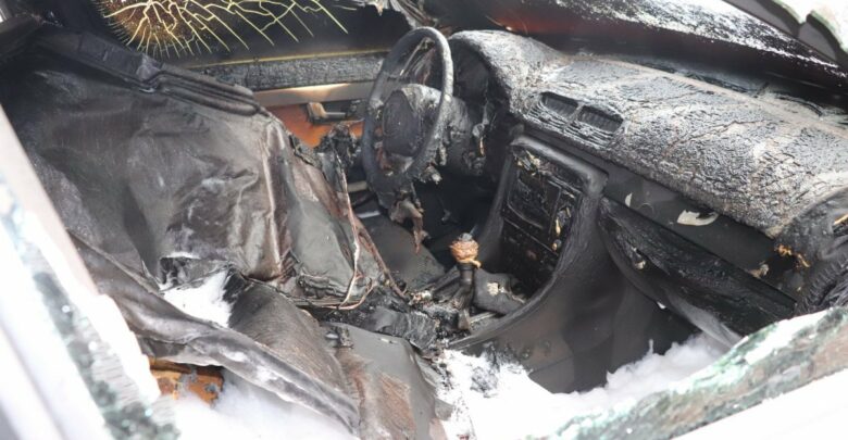 Myszków: 34-latka podpaliła sąsiadce samochód, bo jej nie lubiła [ZDJĘCIA]. Fot. Policja Śląska