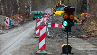 Bielsko-Biała: Zmiany na al. Armii Krajowej. Utrudnienia dla kierowców i pasażerów komunikacji miejskiej (fot.UM Bielsko-Biała)