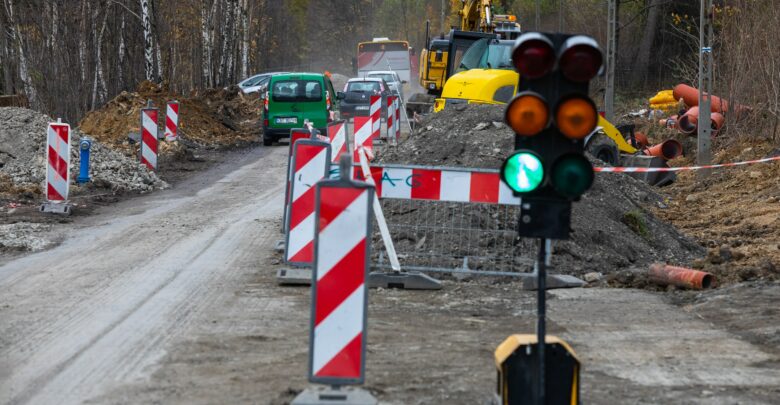 Bielsko-Biała: Zmiany na al. Armii Krajowej. Utrudnienia dla kierowców i pasażerów komunikacji miejskiej (fot.UM Bielsko-Biała)