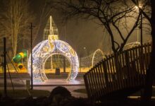 Sosnowiec zaczyna święta. Zamontuje choinkę z 26 tysiącami lampek LED. Fot. UM Sosnowiec