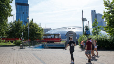 Nowy zjazd pod Rondo w Katowicach. Budują go od strony dzielnicy Koszutka (fot. UM Katowice)