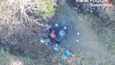 Policja namierzyła dronem nastolatków z narkotykami [WIDEO]. Fot. Policja Śląska