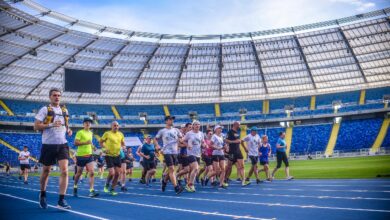 Przebiegnij się na bieżni Stadionu Śląskiego. Zajęcia we wtorek. Fot. Stadion Śląski