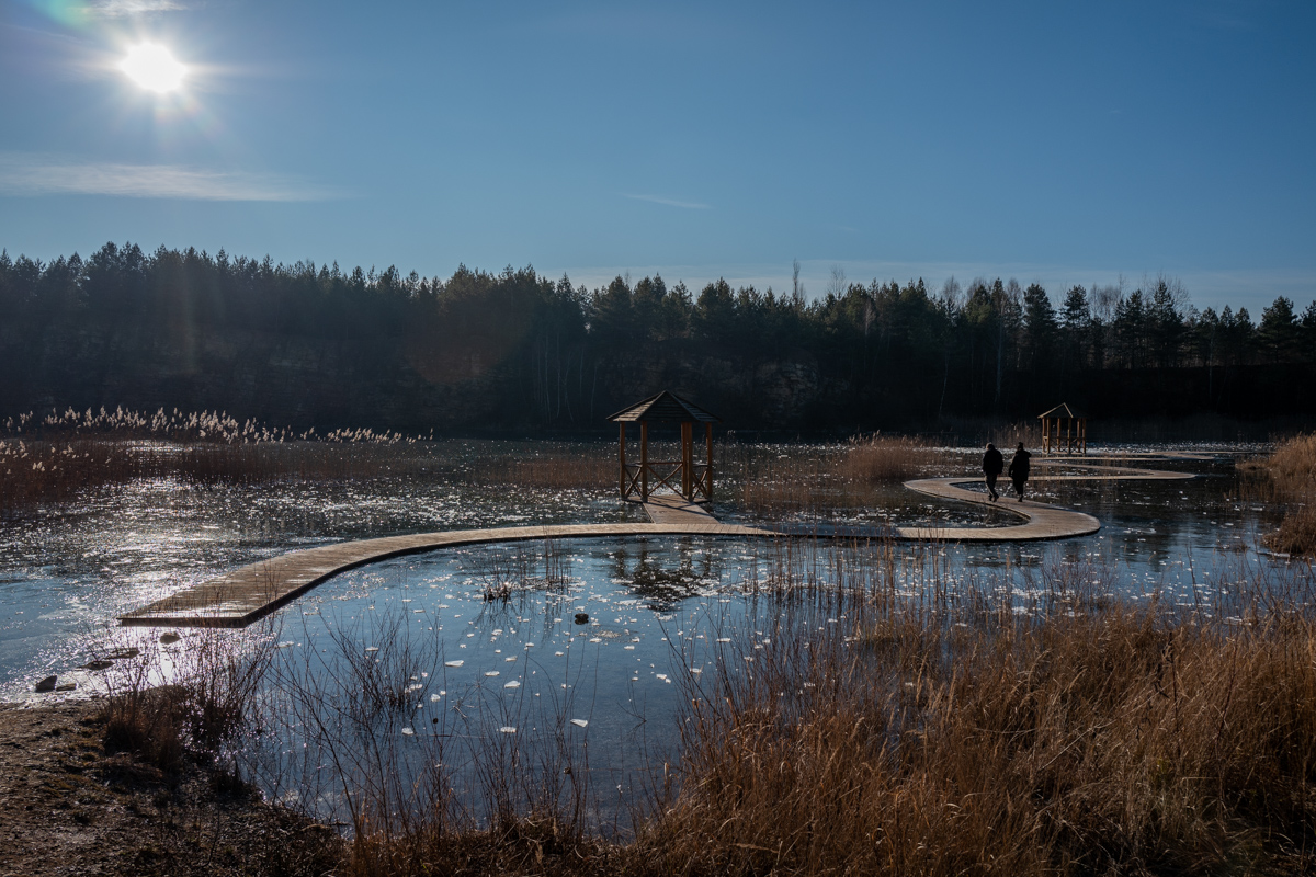Park Gródek, czyli "Śląskie Malediwy" zachwyca w zimie [GALERIA ZDJĘĆ]. Fot. Paweł Jędrusik