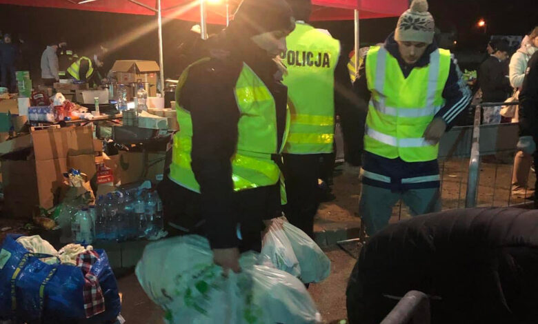 Śląscy policjanci pomagają na granicy