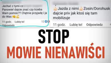 Pseudokibice nawołują do ataków na uchodźców z Ukrainy (fot.policja.pl)