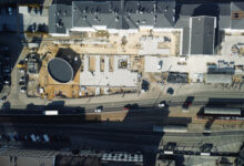 Sosnowiec: Plac przed dworcem i okrąglak