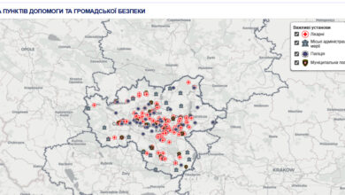 Metropolia utworzyła mapę o skali pomocy obywatelom Ukrainy. Fot. GZM