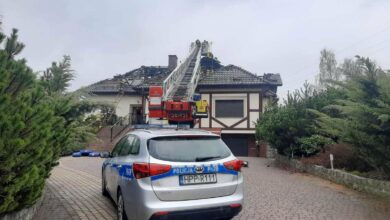 Śląskie: Śmierć w płomieniach w jednej z dzielnic Rybnika (fot.Śląska Policja)