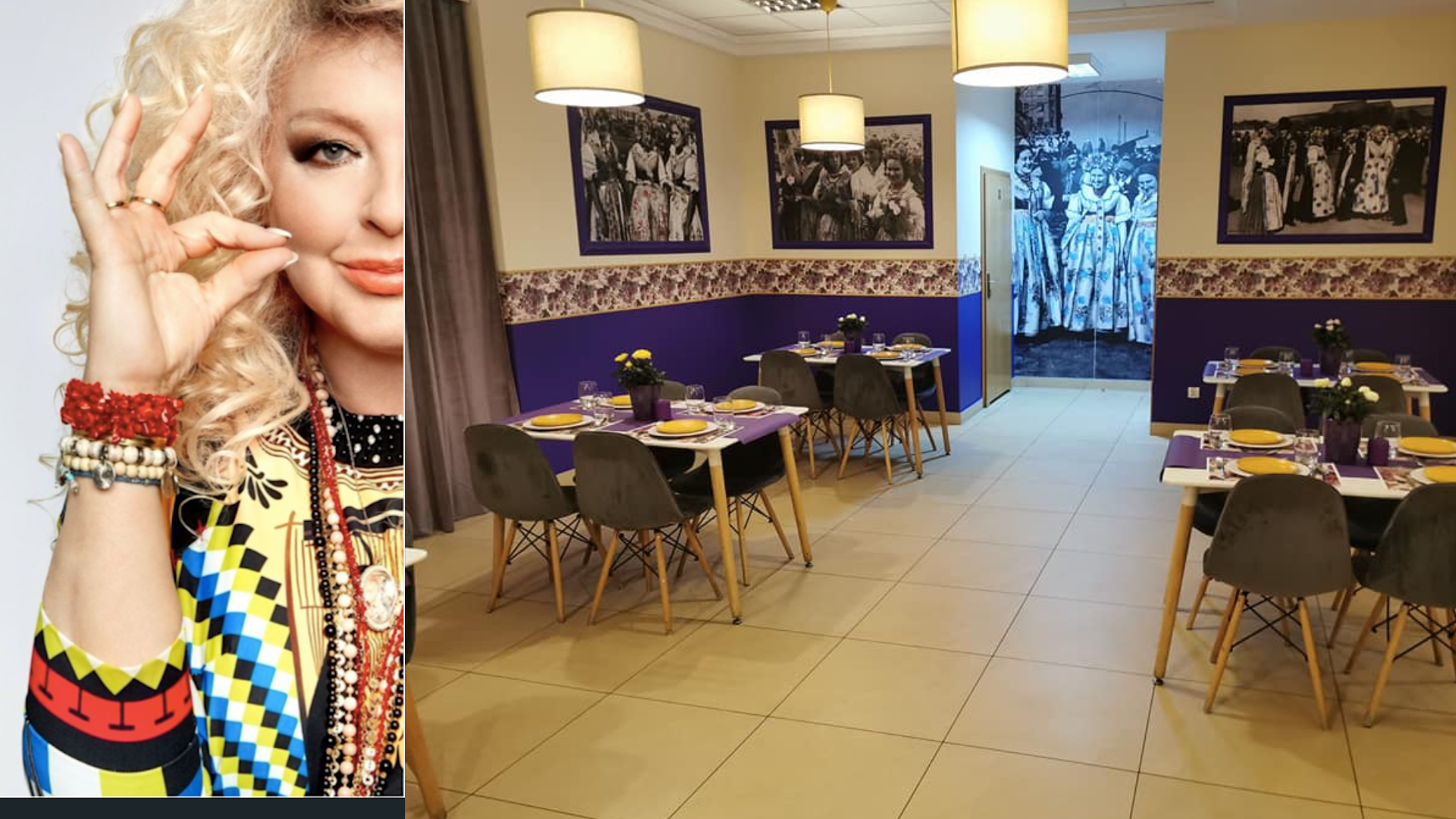 Magda Gessler w restauracji Śląskie Niebo w Lędzinach