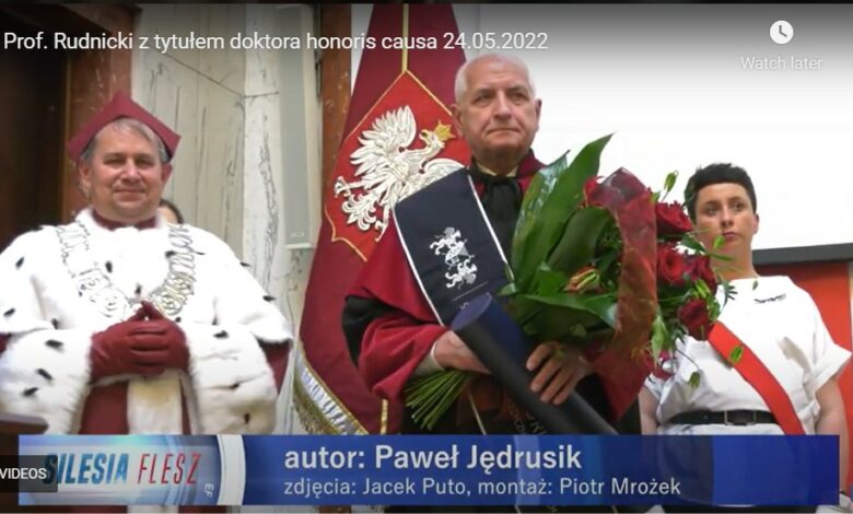 Prof. Marek Rudnicki z tytułem honoris causa